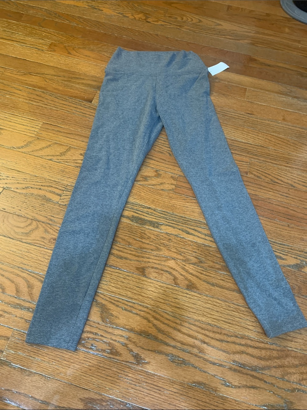 Vera Wang Heather Gray Stretch Leggings